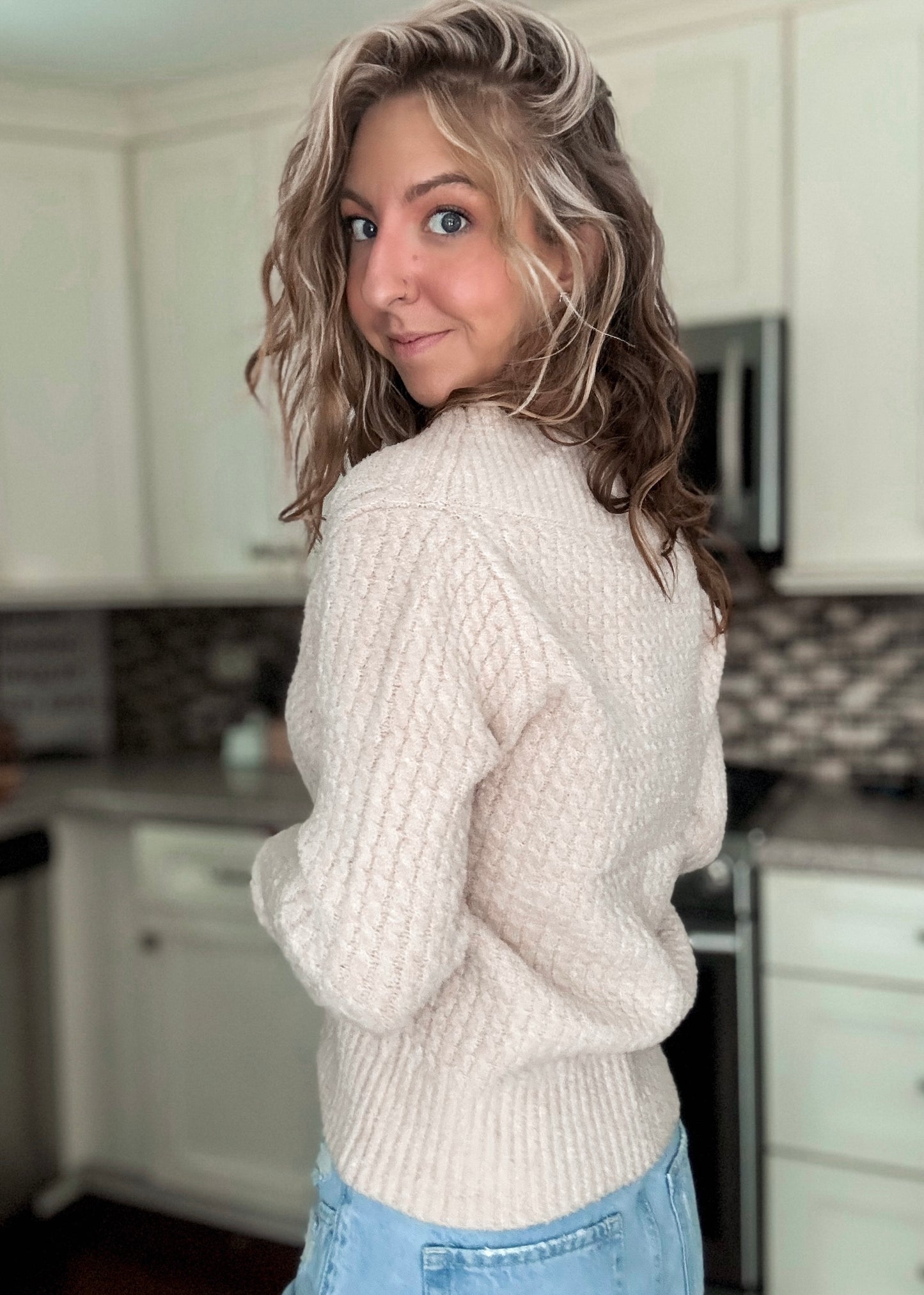 Cozy Drape Sweater