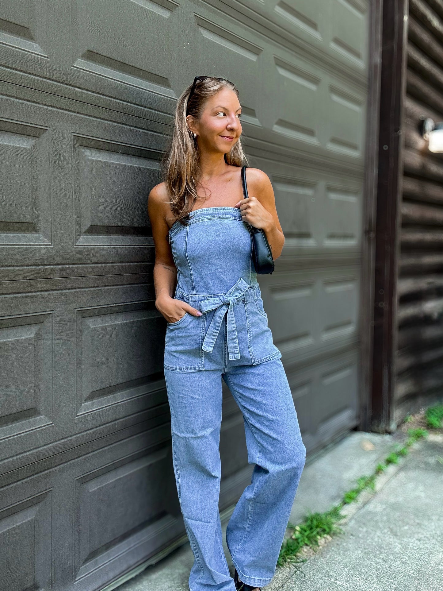Blue Crush Denim Jumpsuit