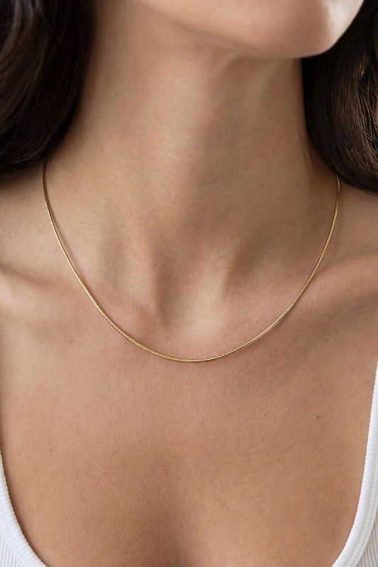 Gilded Twist Chain Necklace