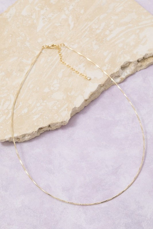 Gilded Twist Chain Necklace
