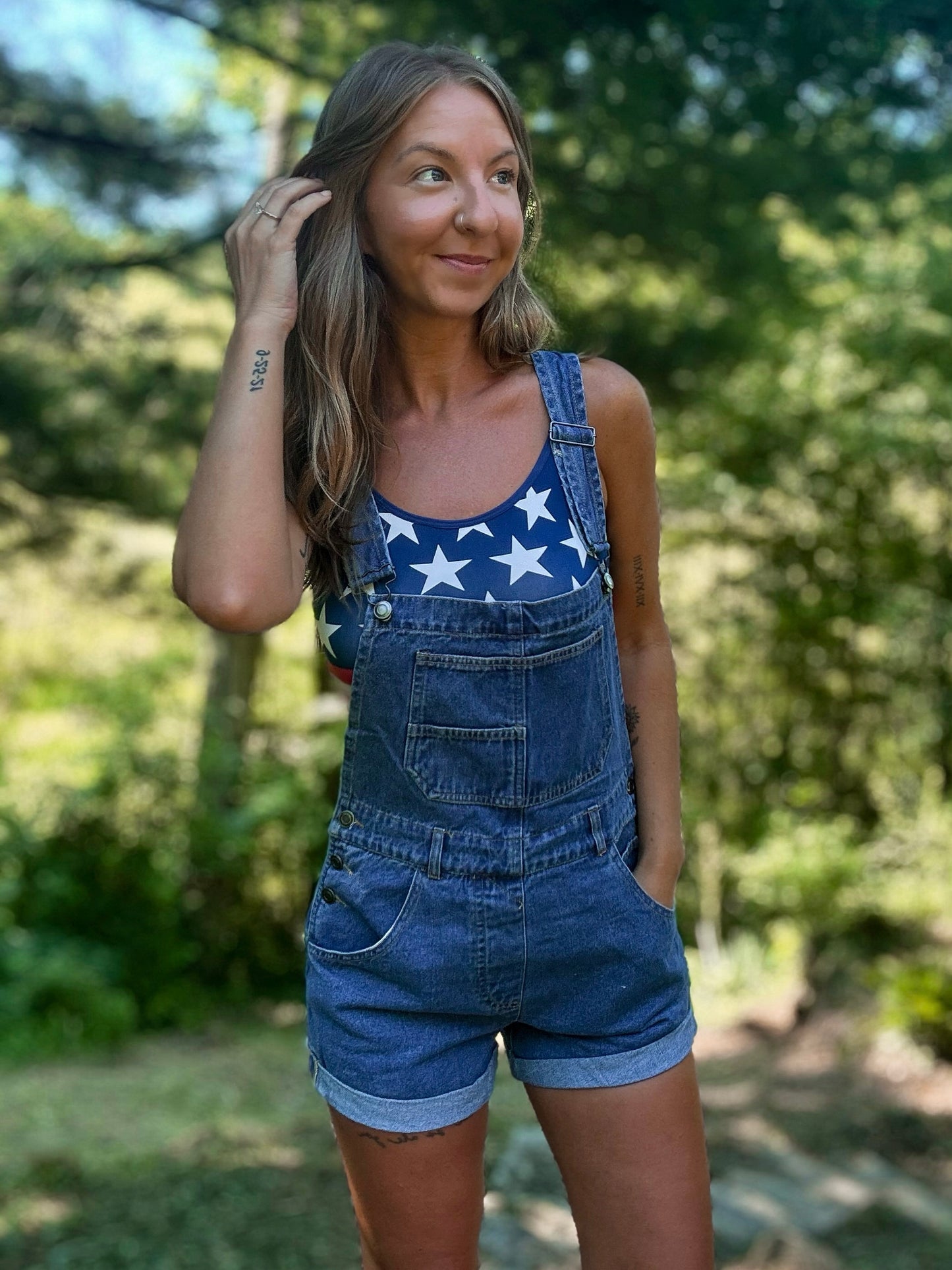Backroads Babe Denim Overalls