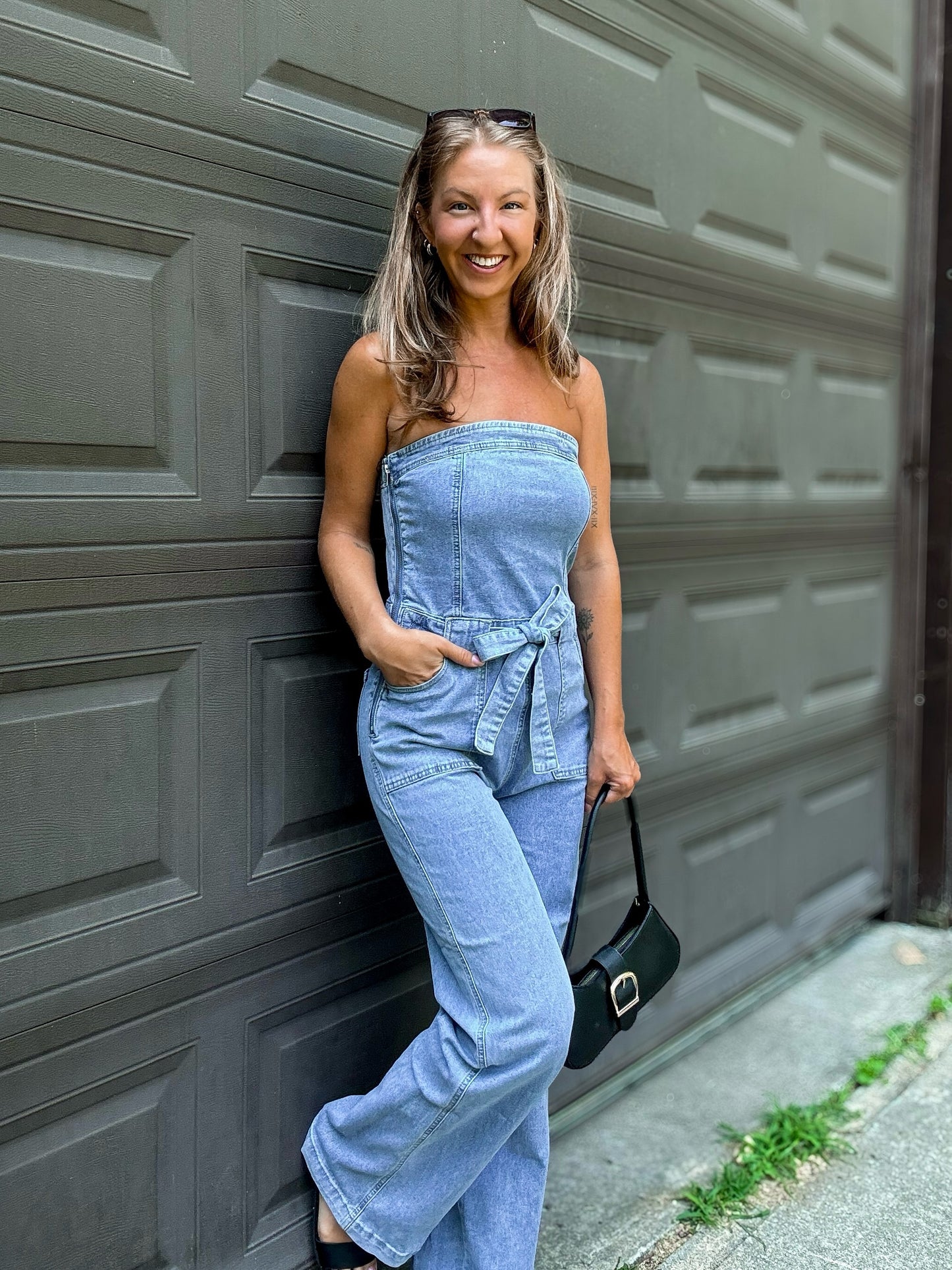 Blue Crush Denim Jumpsuit