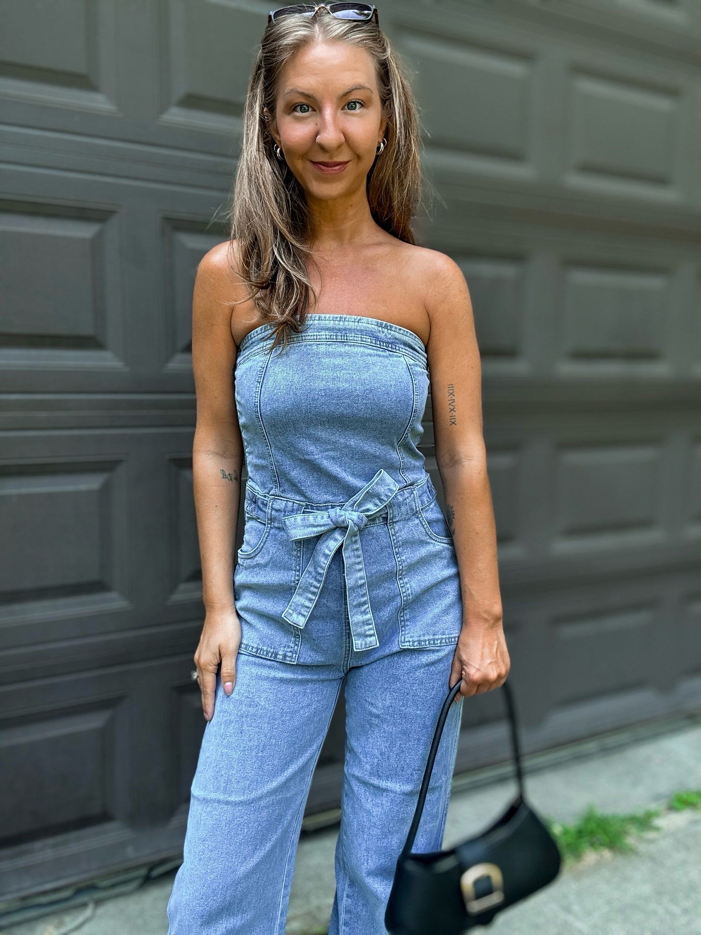 Blue Crush Denim Jumpsuit