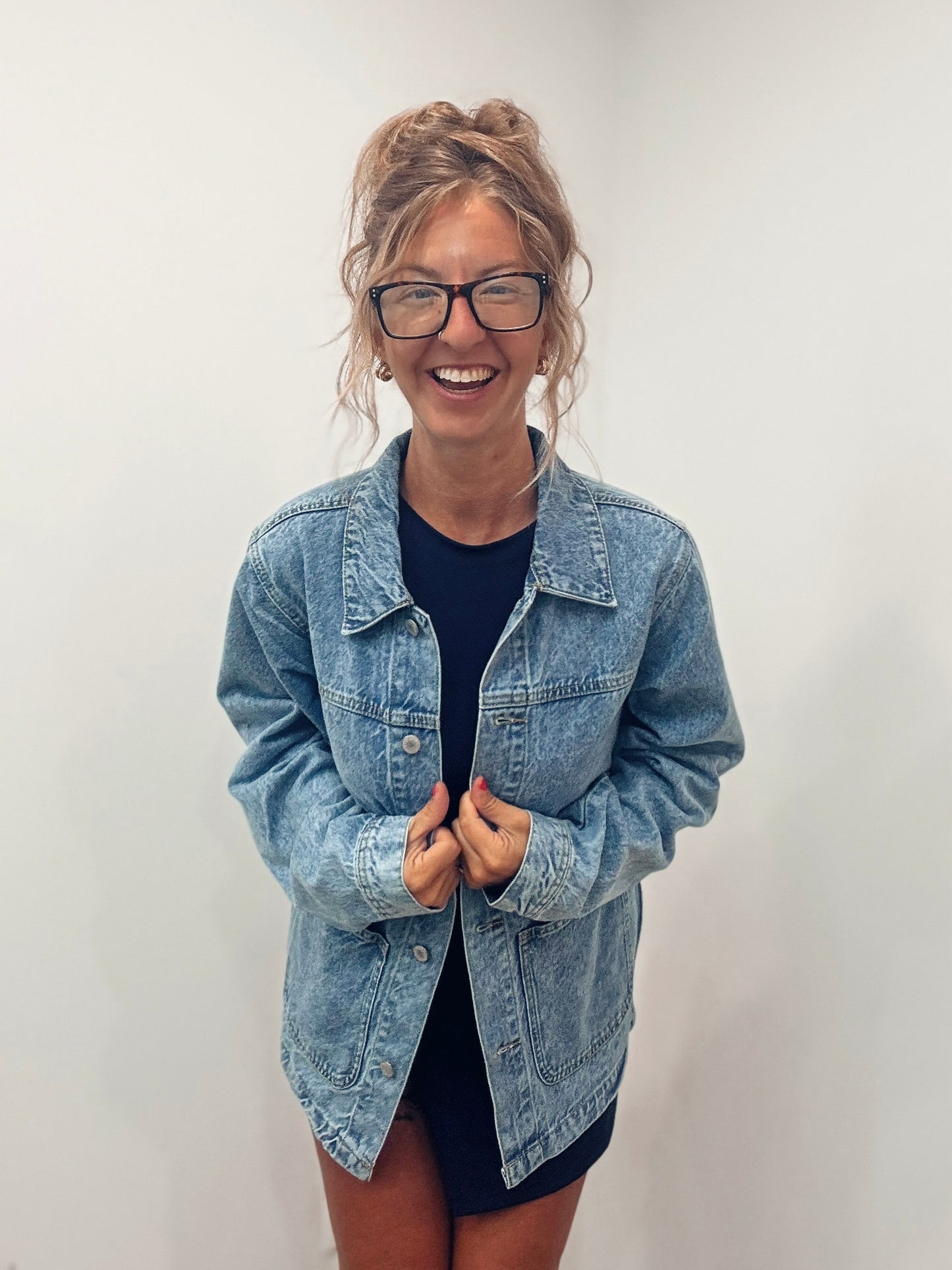 Cool Girl Oversized Denim Jacket