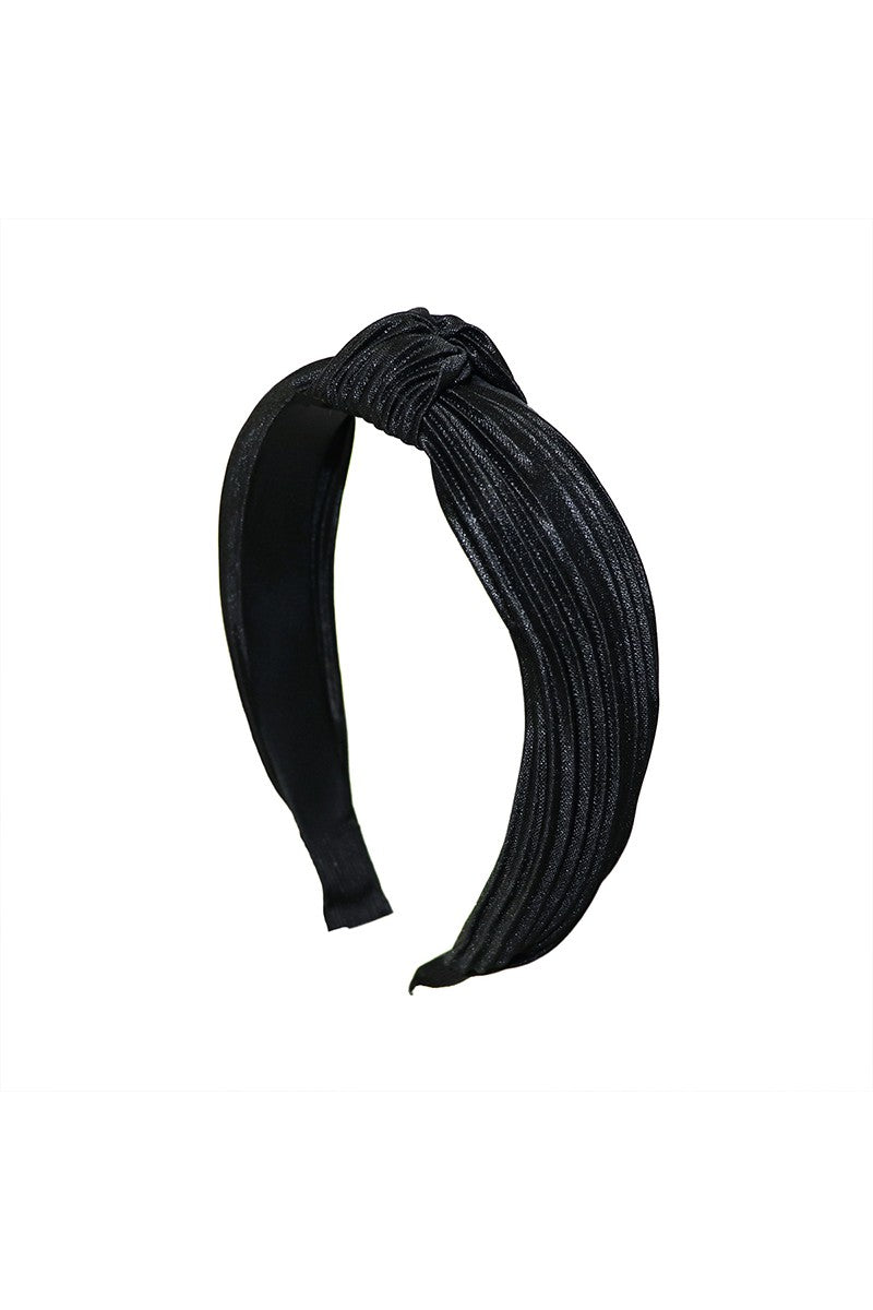 Pleated C Shaped Headband