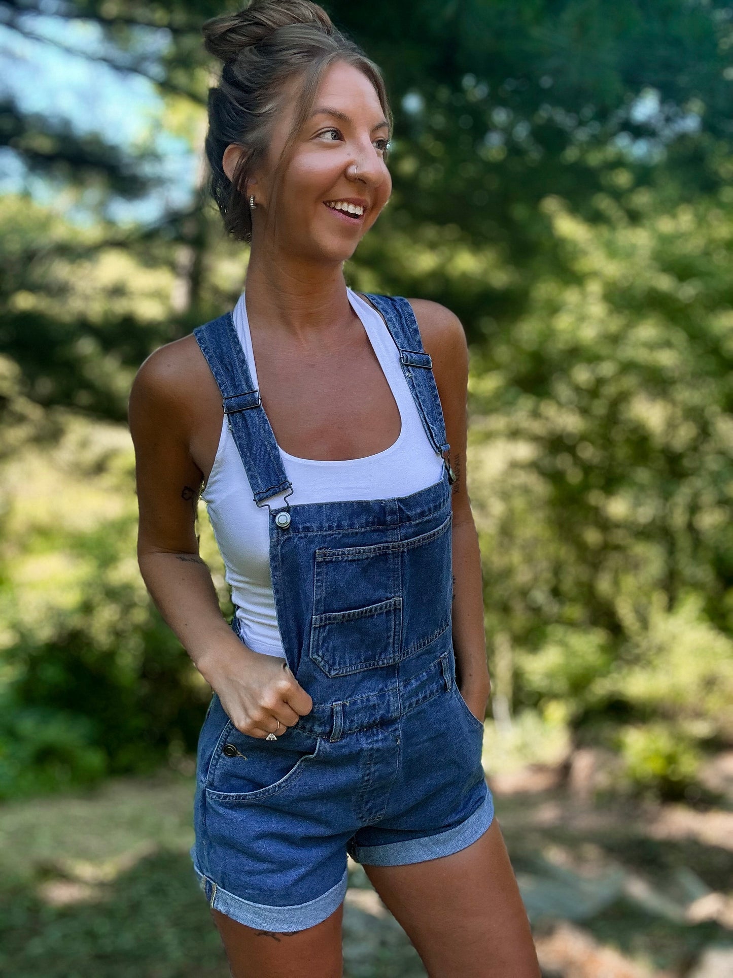 Backroads Babe Denim Overalls