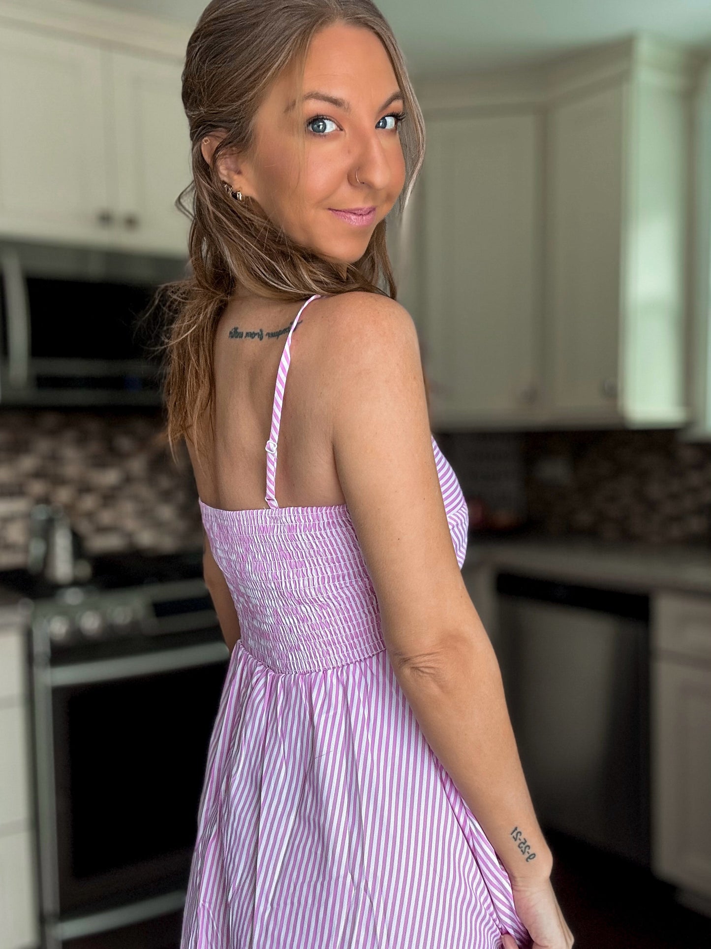 Sweet Stripes Pocket Dress