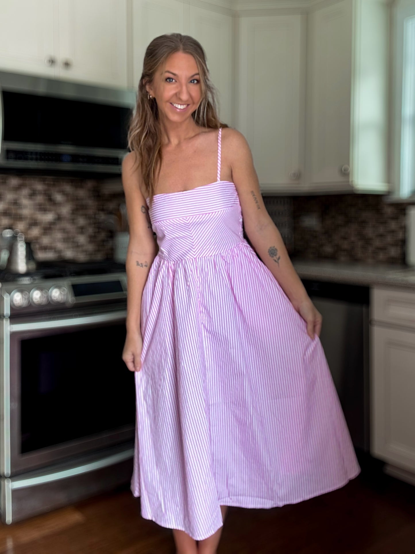 Sweet Stripes Pocket Dress