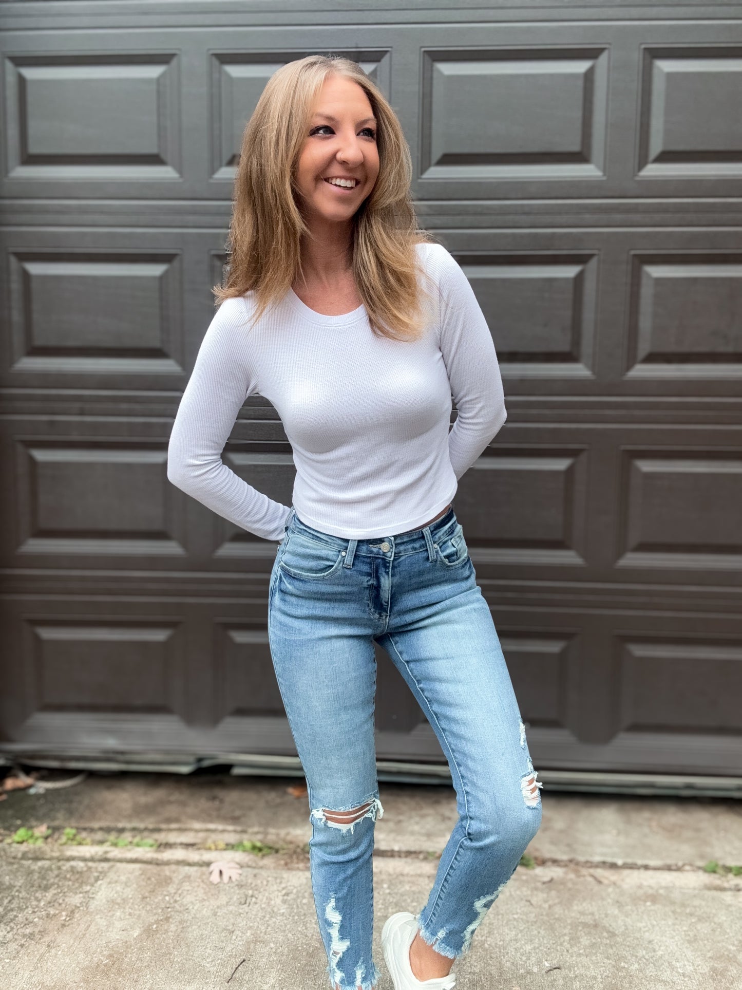 Rough Around the Edges Skinny Jeans