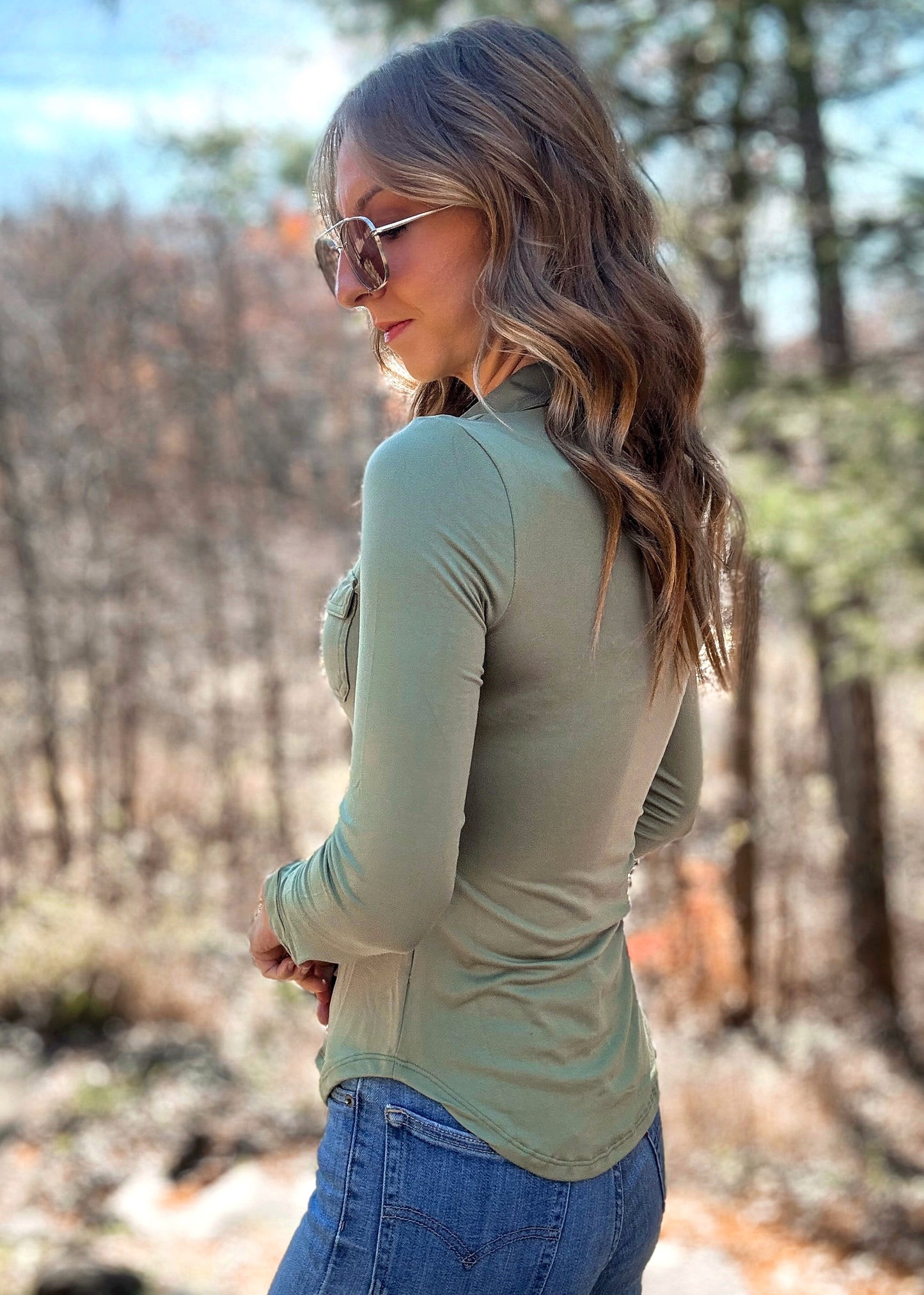 Serene Sage Top