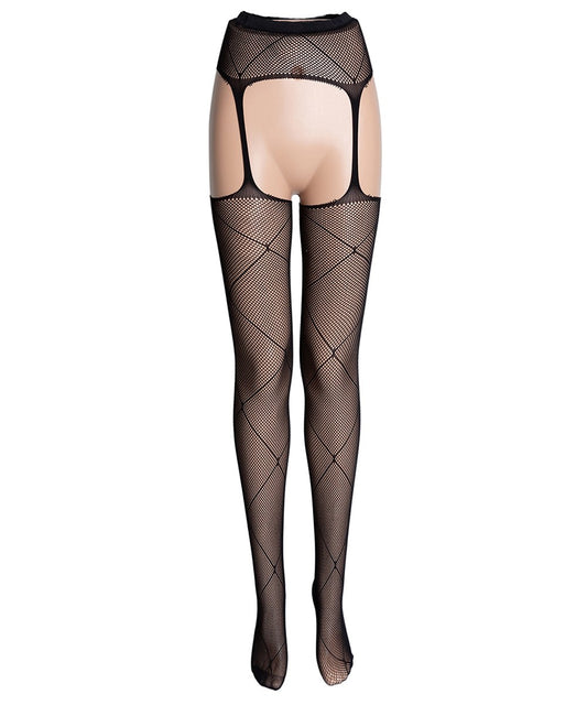 Thigh High Suspender Pantyhose