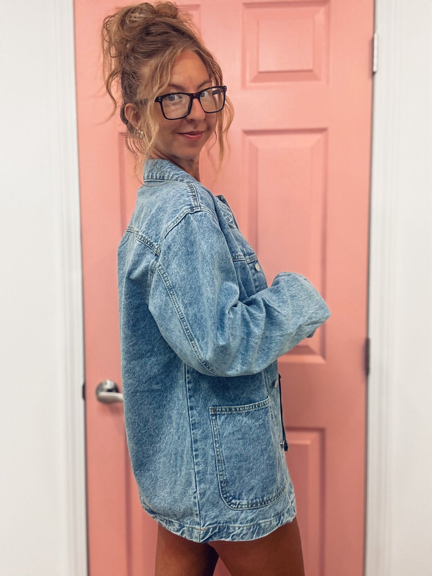 Cool Girl Oversized Denim Jacket