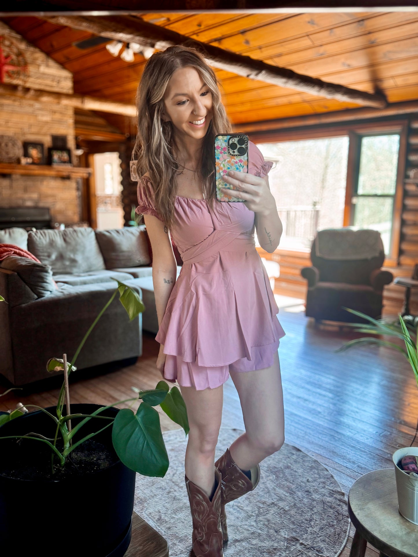 Rose Sunset Romper