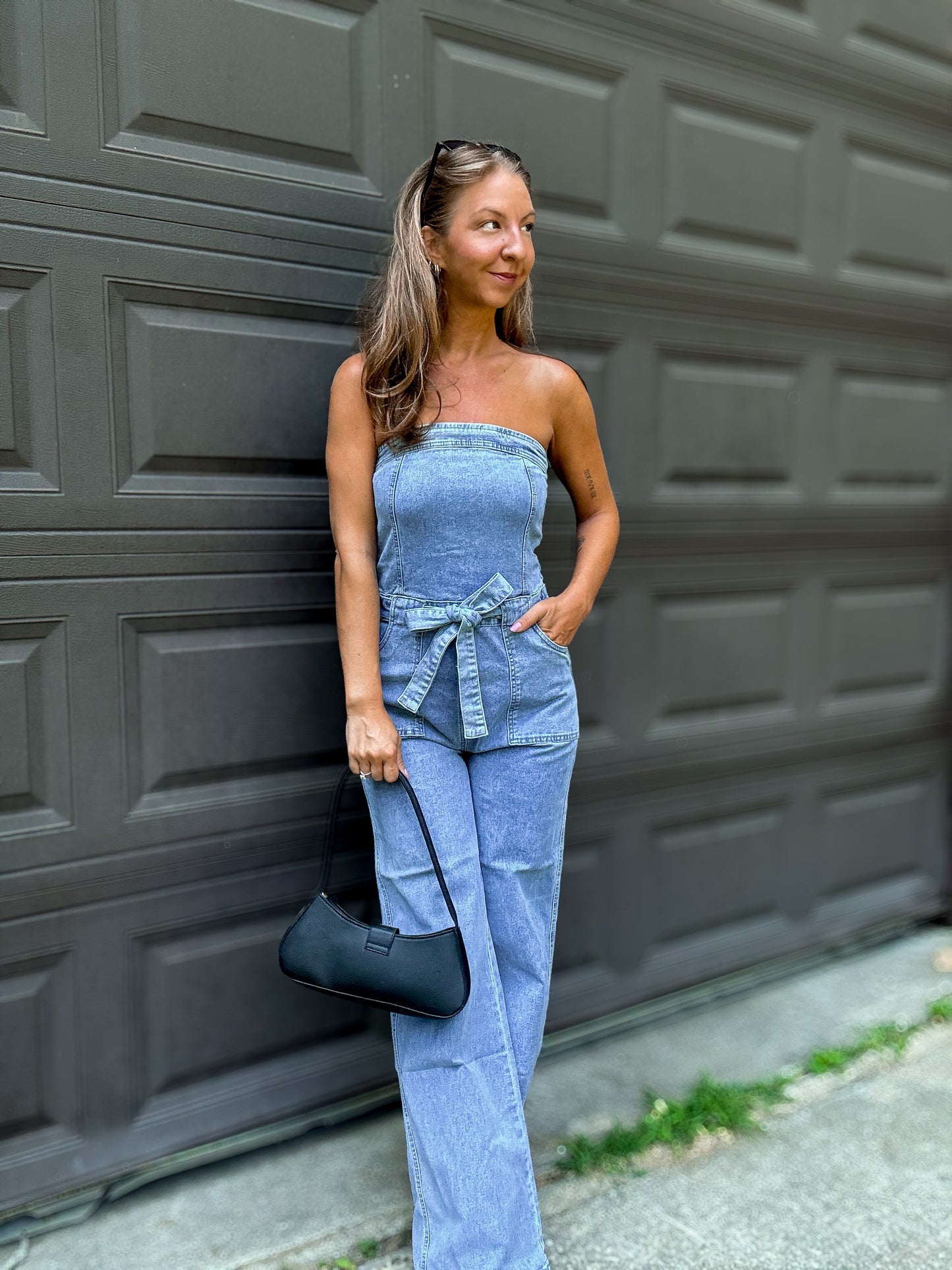 Blue Crush Denim Jumpsuit