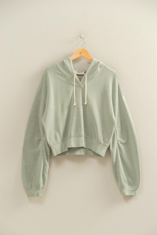 Fall Ease V-Neck Hoodie