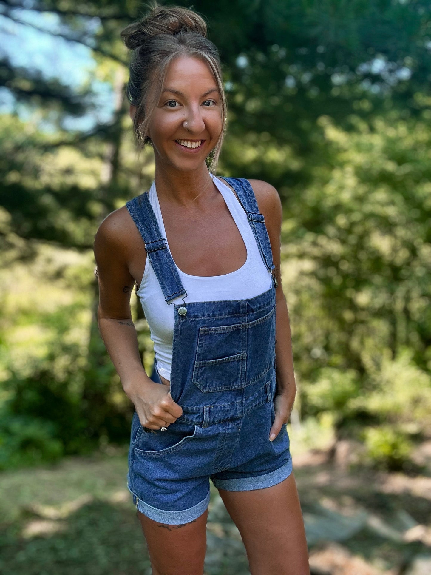 Backroads Babe Denim Overalls