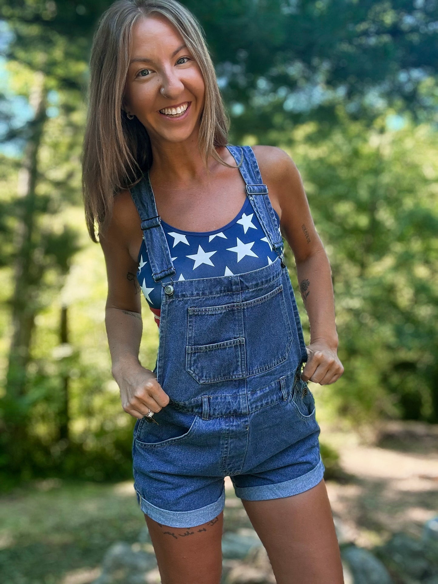 Backroads Babe Denim Overalls