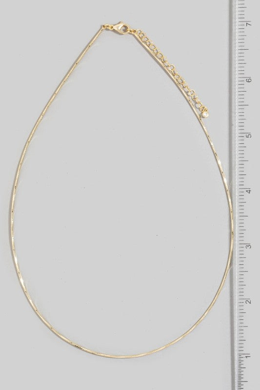 Gilded Twist Chain Necklace