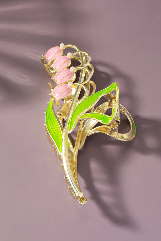 Large 4inch Flower Claw Clips