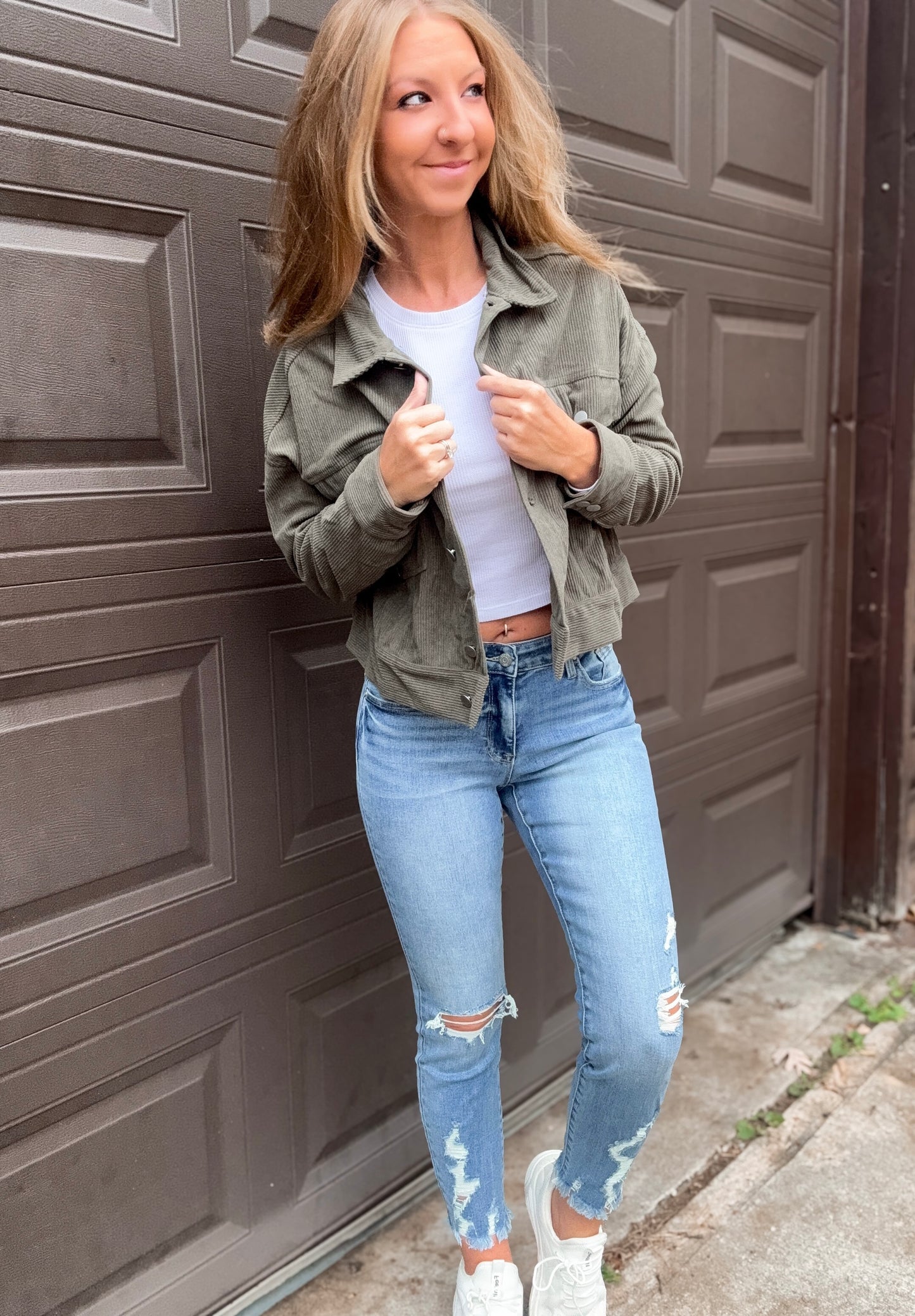 Rough Around the Edges Skinny Jeans