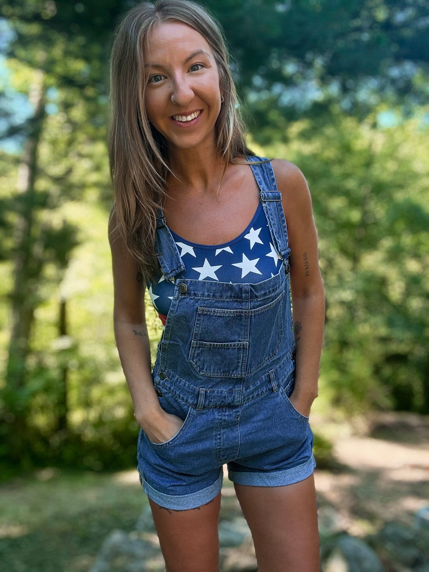 Backroads Babe Denim Overalls