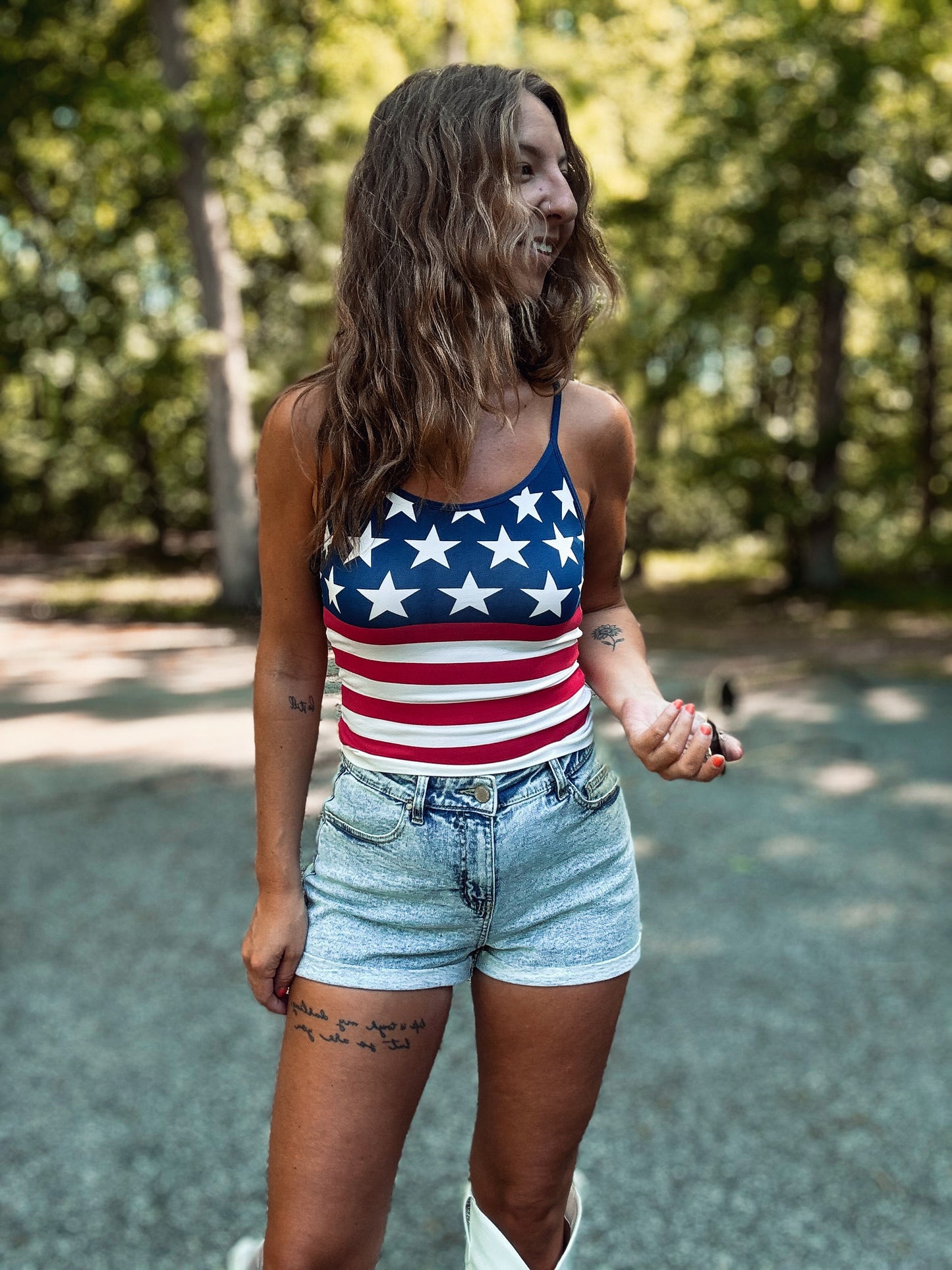 Stars & Stripes Sweetheart Cami