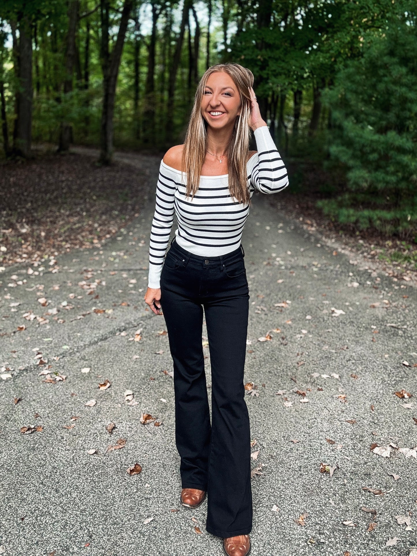 Ivory Envy Off-Shoulder Sweater