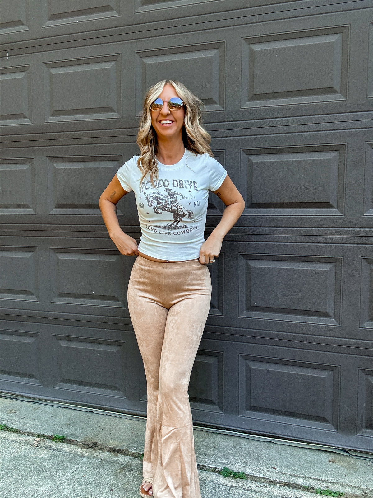 Desert Dream Suede Flares