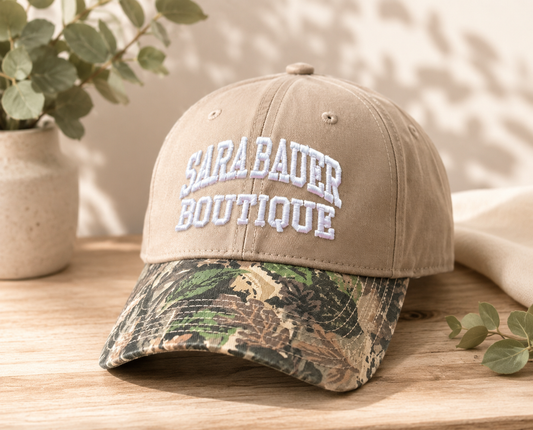 Sara Bauer Boutique Camo Hat
