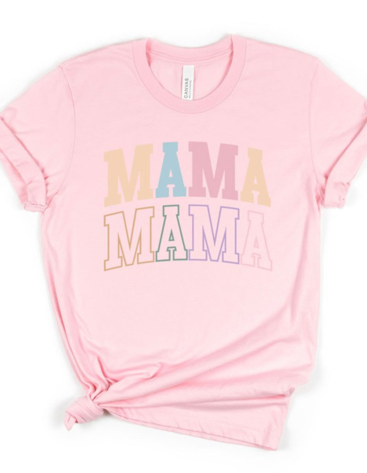 Pastel Pink Mama Tee