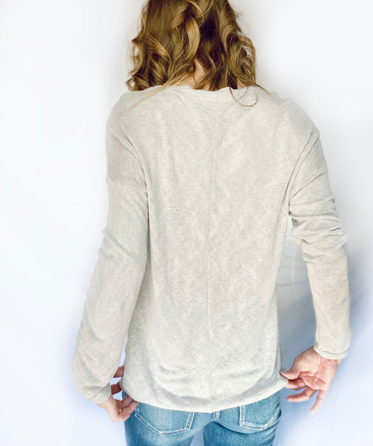 Long Sleeve Grey Top