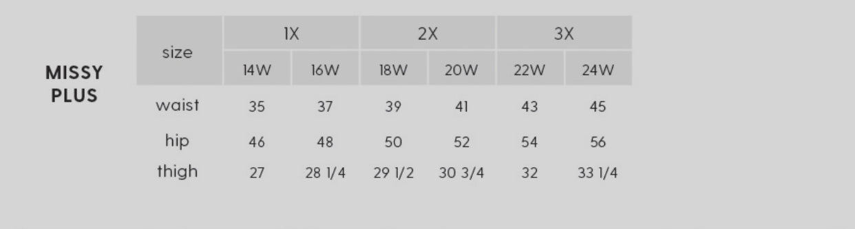 Junior Plus Size Jeans